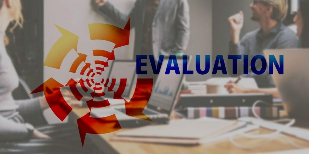 evaluation, arrows, circle, judgement, assessment, criticism, critical, appraisal, examination, project, process, organization, evaluate, appraise, judge, assess, check over, directions, circuit